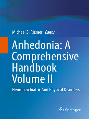 cover image of Anhedonia